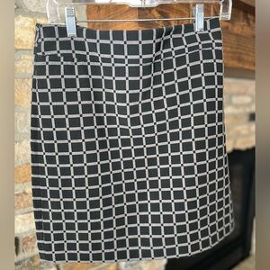 Ladies LOFT black & gray skirt *NWT*